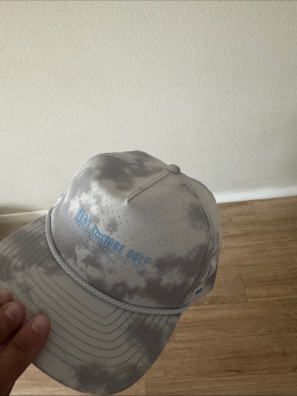 Play More Golf Gray Performance Snapback Hat - Picture 6 of 6